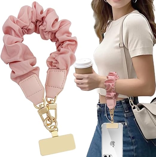 Yiflin Multi-function Stretchy Keychain Wristlet Pink Small by Deal US