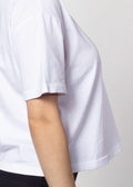 chicka-d Women's Short 'N Sweet Tee White Size S by Deal US