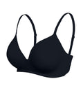 ZYQEXA Wireless Seamless Plunge Bra Black Racerback Size 38C by Deal US