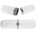VOCOSTE Toothbrush Travel Case Plastic White 7.87x2.17 Inches by Deal US