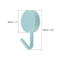 uxcell 10Pcs Stainless Steel Towel Hooks Light Blue Green Modern by Deal US