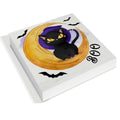 Hijie Halloween Black Cat Bat Wooden Sign Decor 5x5 Inches Indoor by Deal US