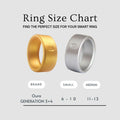 Metallic Silicone Smart Ring Cover 6-Pack – Fits Oura Ring Gen 4/3, Samsung Galaxy Ring, RingConn | Gold, Silver, Rose Gold