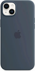 Silicone Case with MagSafe for iPhone 14 Plus Storm Blue by Merch Section