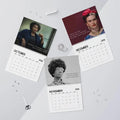 LeeJ 2026 Well-Behaved Women Wall Calendar 11x8.5 Feminist Color by Deal US