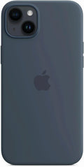 Silicone Case with MagSafe for iPhone 14 Plus Storm Blue by Merch Section