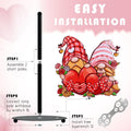 YLOLUL Valentine's Day Metal Paper Towel Holder Large Countertop Stand by Deal US