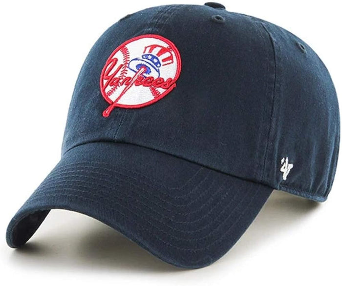 47 MLB New York Yankees Clean Up Adjustable Baseball Cap Navy by I-Max Fashions