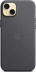 FineWoven Case with MagSafe for iPhone 15 Plus 6.7" Black by Merch Section