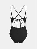 CUPSHE Womens One Piece Swimsuit Scoop Neck Bathing Suit Double Straps , Medium by Vanessa Jane