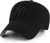 47 MLB New York Yankees Ballpark Clean Up Adjustable Cap, Black/White/Pink, One Size