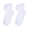 Rthjsfj Girls Cotton Lace Dress Socks White 1 Pack Size 4-6 Years by Deal US