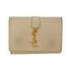 Yves Saint Laurent Beige Origami Compact Wallet #5203