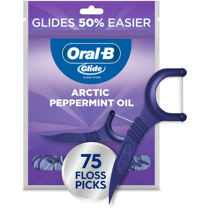 Oral-B Glide Arctic Peppermint Oil Dental Floss Picks Mint by Pasteur Pharmacy