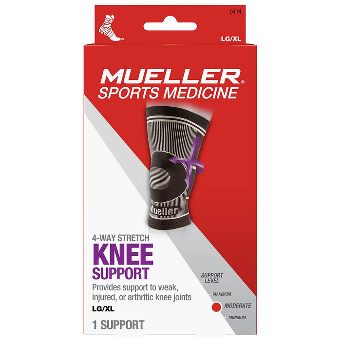 Mueller Sport Care, 4-Way Knee Support, Large by Pasteur Pharmacy
