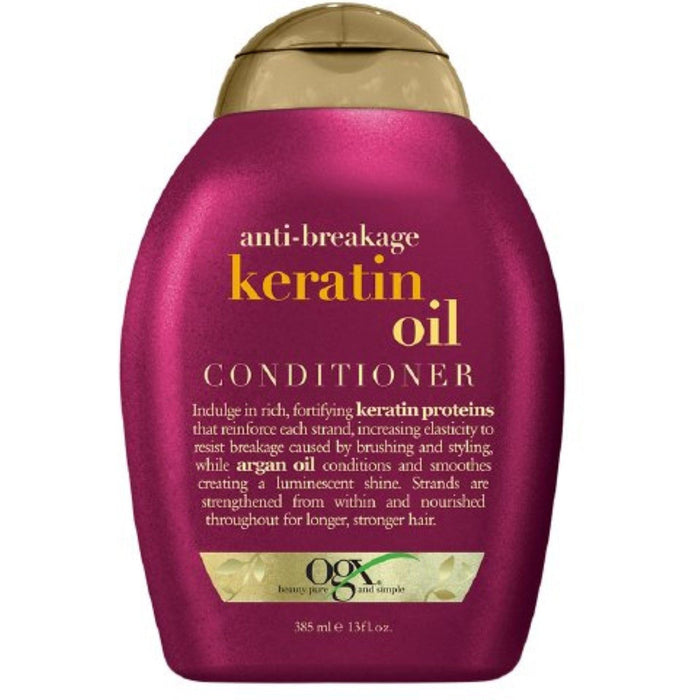 OGX Anti-Breakage Keratin Oil Conditioner For Dry, Damaged Hair - Anti-Frizz - 13 Fl Oz by Pasteur Pharmacy