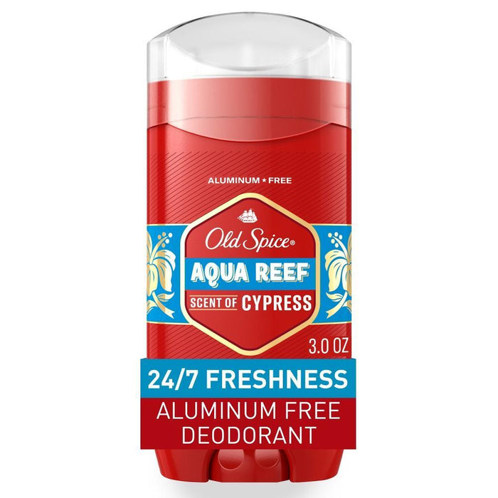 Old Spice Aluminum Free Deodorant For Men Red Zone Collection, Aqua Reef, Lime & Cypress Scent, 3 Oz by Pasteur Pharmacy