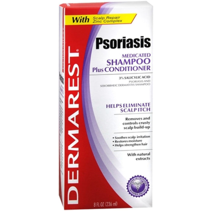 Dermarest Psoriasis Medicated Shampoo Plus Conditioner -- 8 Fl Oz by Pasteur Pharmacy