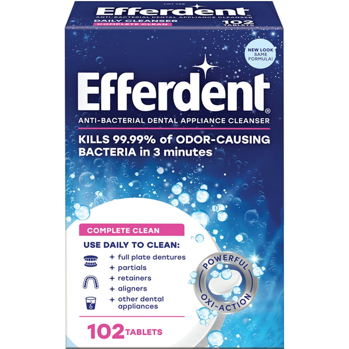 Efferdent Complete Clean Denture & Retainer Cleanser Tablets by Pasteur Pharmacy