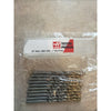 Haas #7 M42 Cobalt Jobber Drill Bits TiN Coated – Set of 10