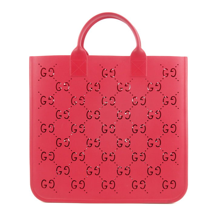 Gucci GG Monogram Rubber Pink Tote #5273 by Bolt Boutique