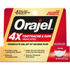Orajel 4X For Toothache & Gum Pain: Severe Cream Tube 0.33oz- From #1 Oral Pain Relief Brand