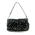 Yves Saint Laurent Canvas Black Polka Dot Shoulder Bag #5276 by Bolt Boutique