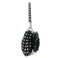 Yves Saint Laurent Canvas Black Polka Dot Shoulder Bag #5276 by Bolt Boutique