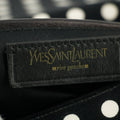 Yves Saint Laurent Canvas Black Polka Dot Shoulder Bag #5276 by Bolt Boutique