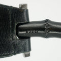 Guccci Bamboo Black Leather Shoulder Bag #5293 by Bolt Boutique