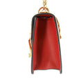 Gucci Sylvie Web Leather Red Chain Shoulder Bag #5295 by Bolt Boutique