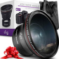 52MM 0.43x Altura Photo Professional HD Wide Angle Lens (w/Macro Portion) for Nikon (Refurbished) by DailySale