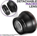 52MM 0.43x Altura Photo Professional HD Wide Angle Lens (w/Macro Portion) for Nikon (Refurbished) by DailySale