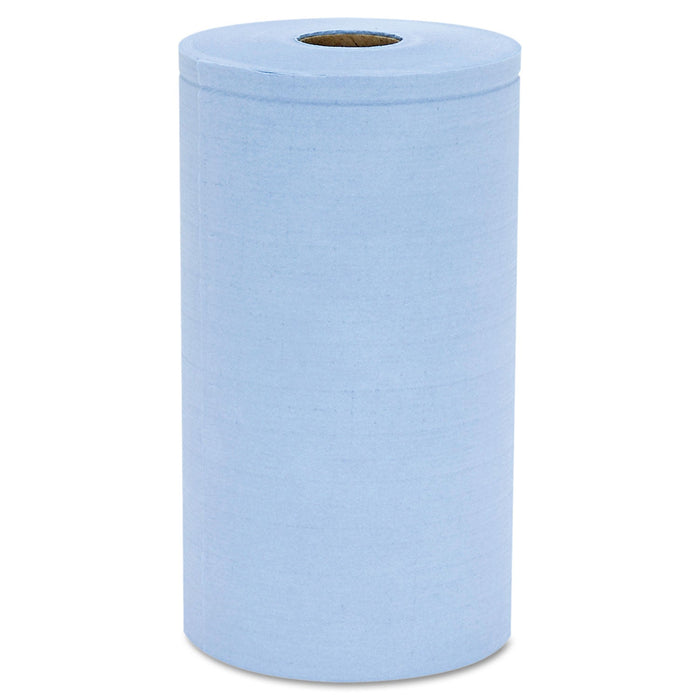 HOSPECO Prism Scrim Reinforced Wipers, 4-Ply, 9.75" x 275 ft, Blue, 6 Rolls/Carton