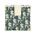 Christina Dior Trotter Canvas/Patent Leather Navy Compact Wallet #5300 by Bolt Boutique