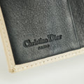 Christina Dior Trotter Canvas/Patent Leather Navy Compact Wallet #5300 by Bolt Boutique