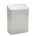 HOSPECO Wall Mount Sanitary Napkin Receptacle, Stainless Steel