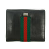 Gucci Sherry Web Black Leather Bifold Wallet #5301