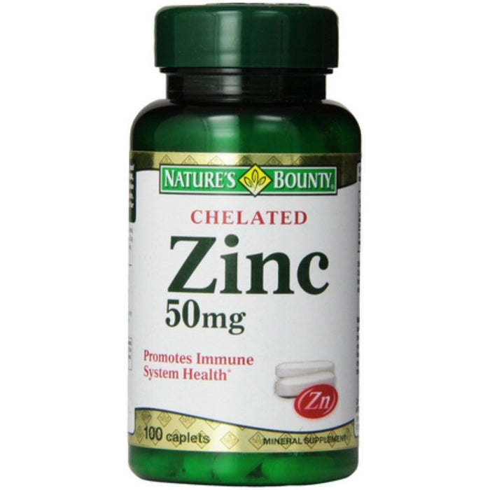 Nature's Bounty Immune Health 50 Mg Zinc 100 Tablets by Pasteur Pharmacy