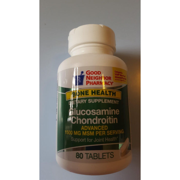 Good Neighbor Pharmacy GNP Glucosamine Chondroitin Advanced + MSM 80 Tabs by Pasteur Pharmacy