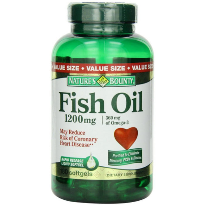 Nature's Bounty Fish Oil 1200 MG Rapid Release Softgels by Pasteur Pharmacy