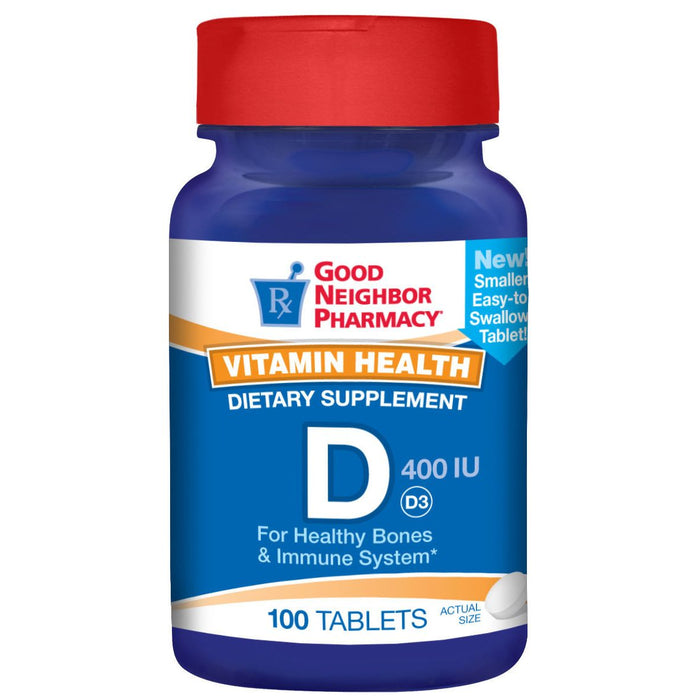 GNP Vit D 400 Iu Tab 100 by Pasteur Pharmacy