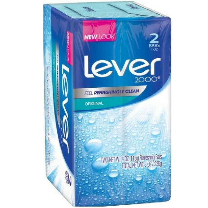 Lever 2000 Original Refreshing Bar Soap - 2 X 4.5 Oz Bars by Pasteur Pharmacy
