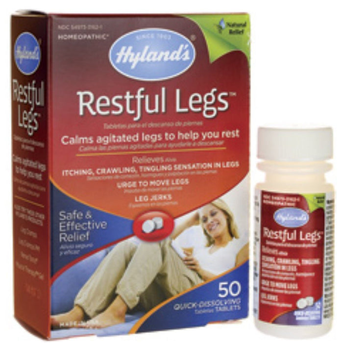Hyland's Restful Legs – Homeopathic Quick-Dissolving Tablets (50 ct) by Pasteur Pharmacy