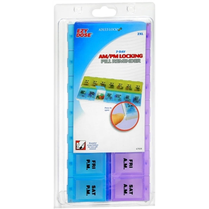 Ezy Dose Weekly AM/PM Locking Pill Planner - 2XL (Each) by Pasteur Pharmacy