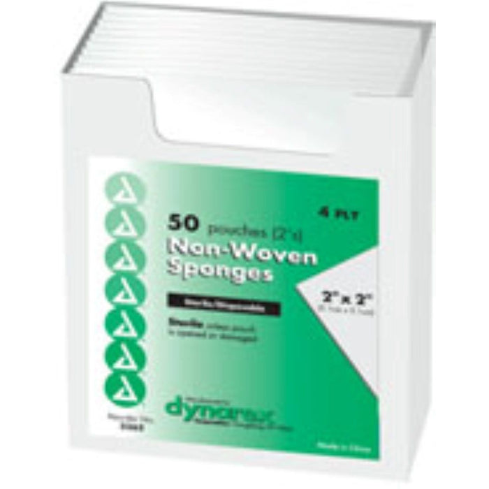 Dynarex Gauze Sponges Non-Woven Sterile -2 Inx2 In - 4 Ply 2'S by Pasteur Pharmacy