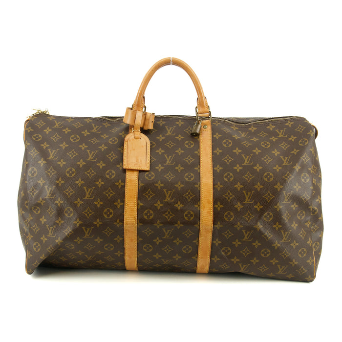 Louis Vuitton Monogram Canvas Brown Keepall 60 Boston Bag #5347 by Bolt Boutique