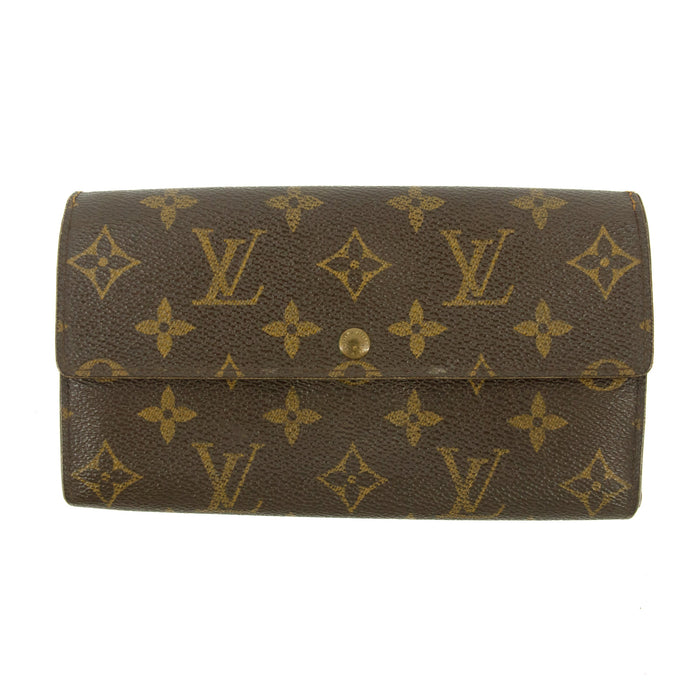 Louis Vuitton Monogram Canvas Brown Sarah Wallet #5365 by Bolt Boutique