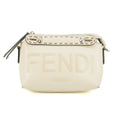 Fendi Mini By The Way Leather White Crossbody Bag #5366 by Bolt Boutique