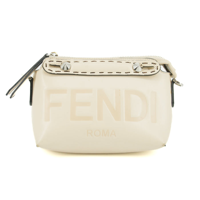 Fendi Mini By The Way Leather White Crossbody Bag #5366 by Bolt Boutique